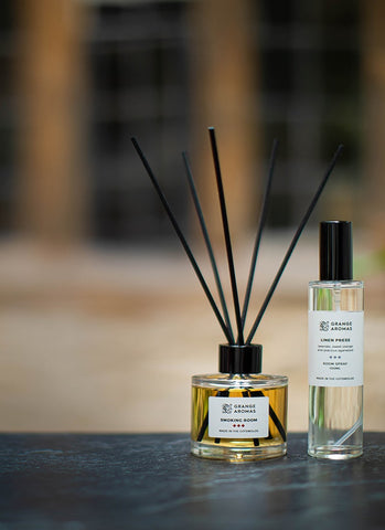 <p>Luxury reed diffusers<br/>and room sprays</p>